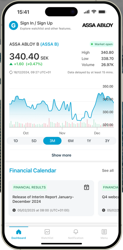 IR app preview